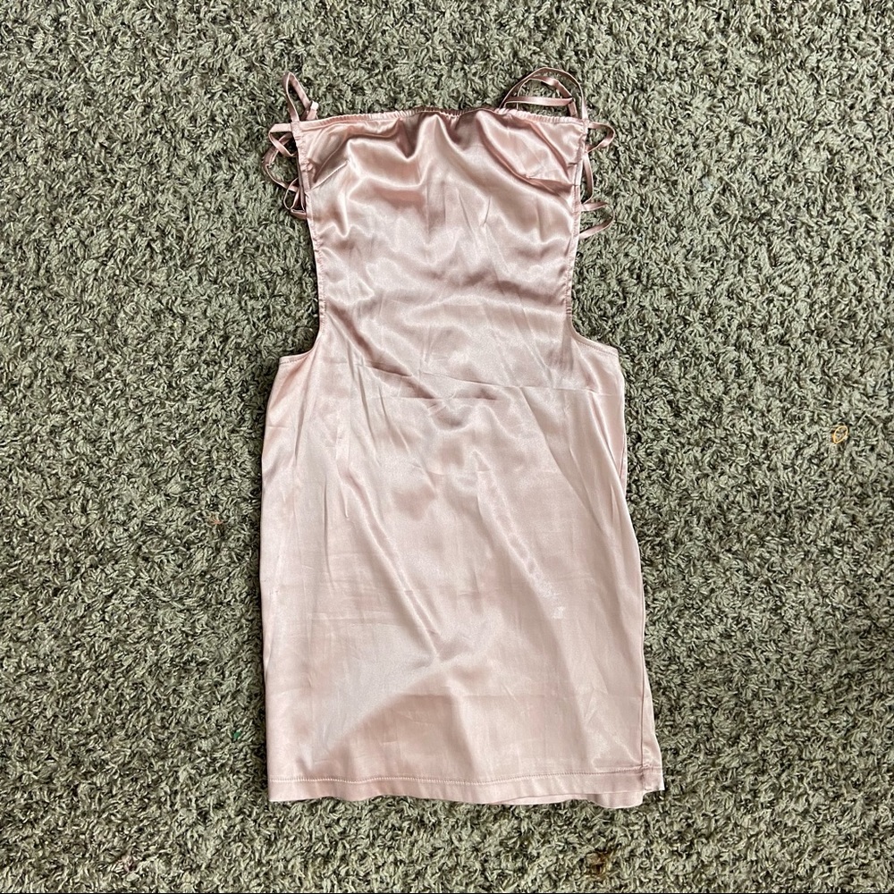 Satin Mini Dress